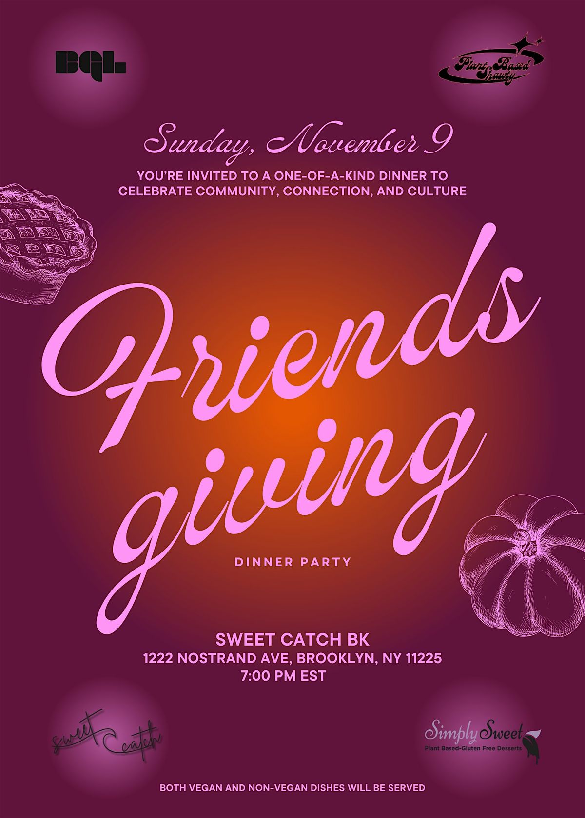 Black Girls Link + Plant Based Shawty Co.'s Friendsgiving Dinner