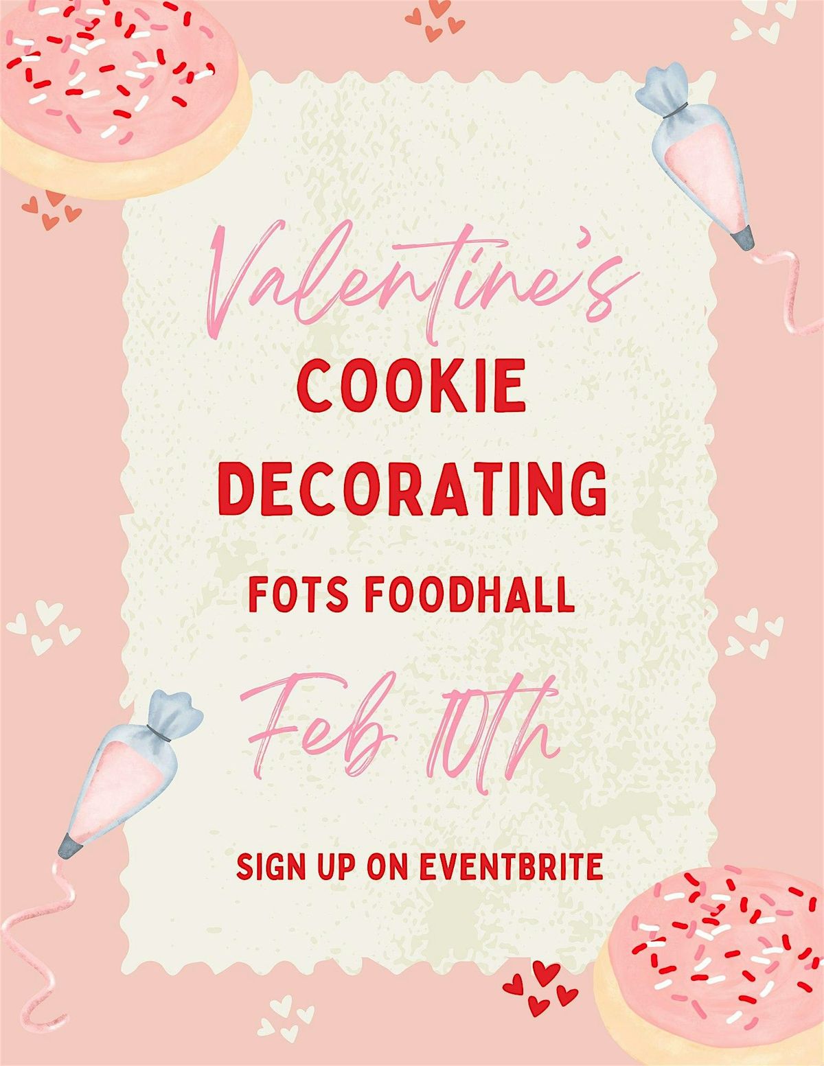 Valentine's Cookie Decorating hosted by FOTS Foodhall