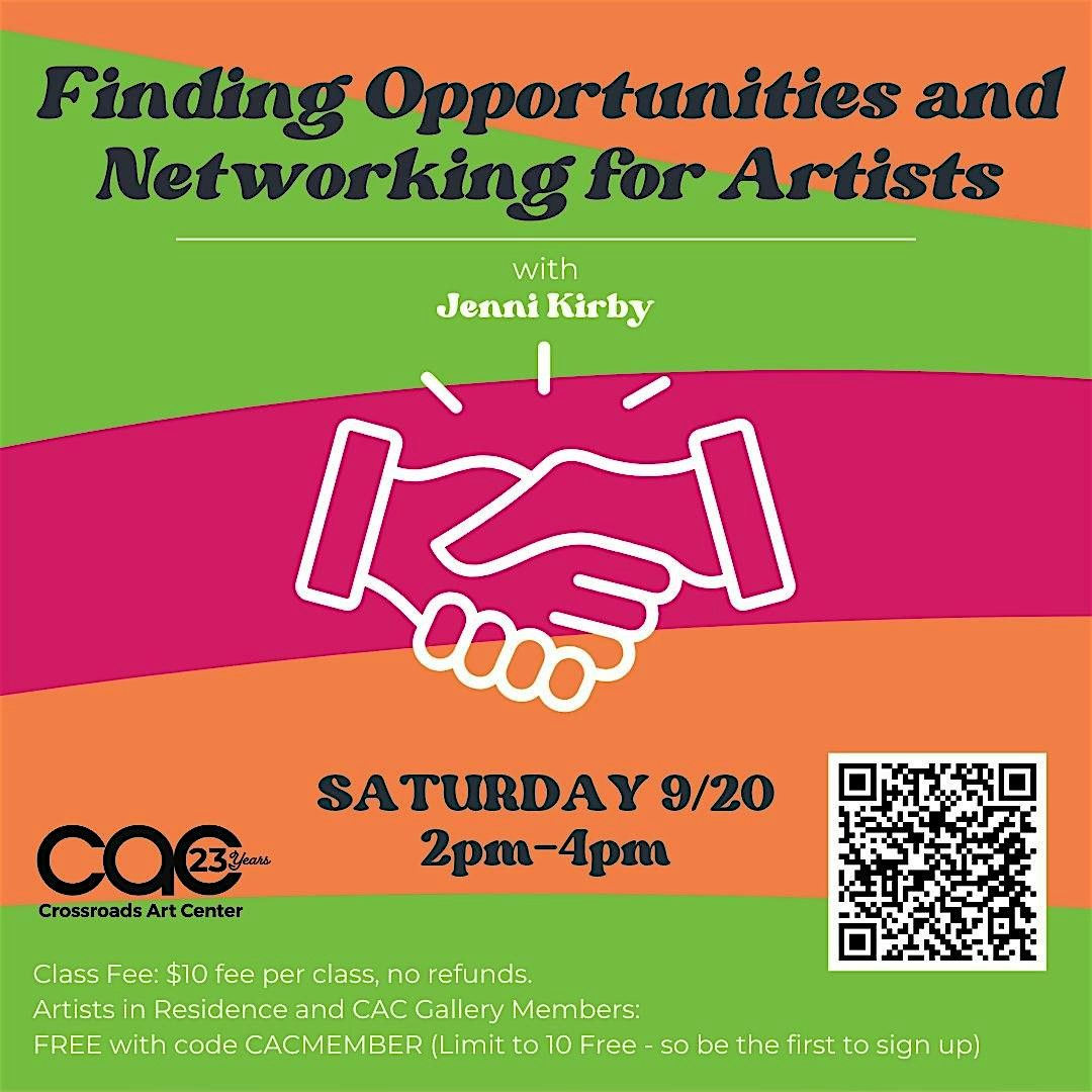 Finding Opportunities and Networking for Artists
