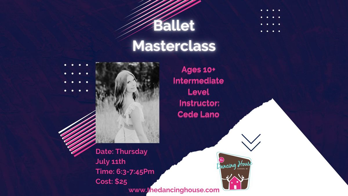 Ballet Masterclass with Cede Lano