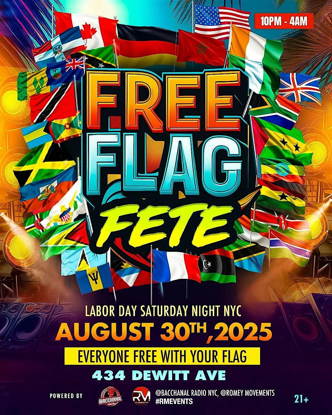 FREE FLAG FETE nyc