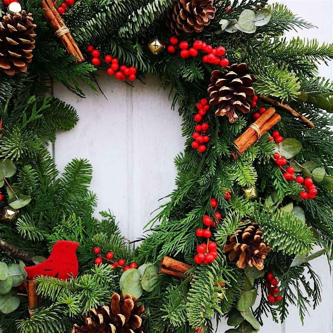 Festive Wreath Workshop The Old Joint Stock 24.11.25 7-9:30pm