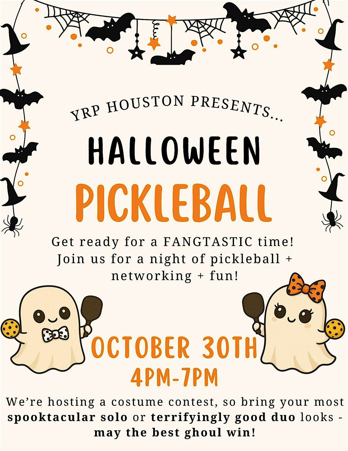 YRP Houston | Spooky Pickeball Happy Hour