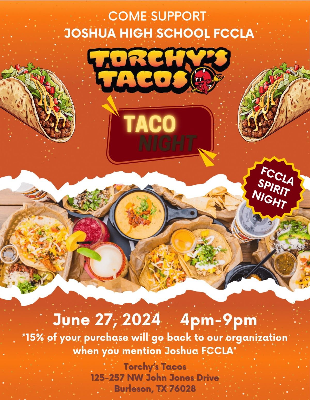 Torchy's Tacos FCCLA Spirit Night