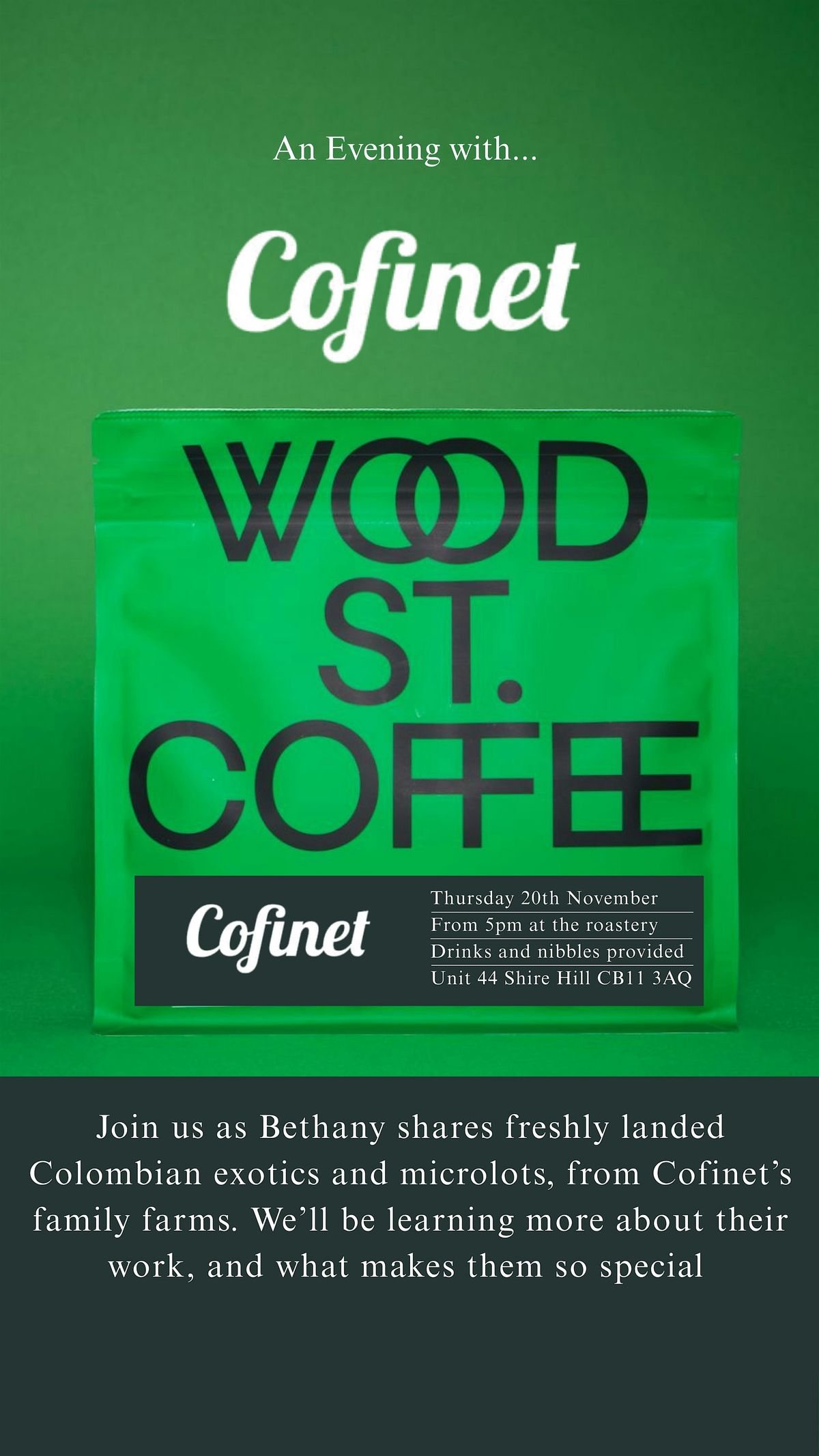 An evening with Cofinet