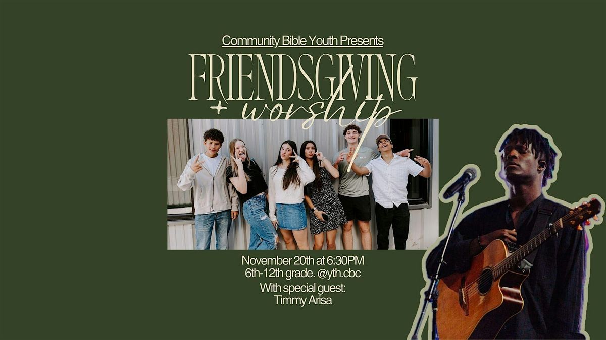 youth friendsgiving + worship night