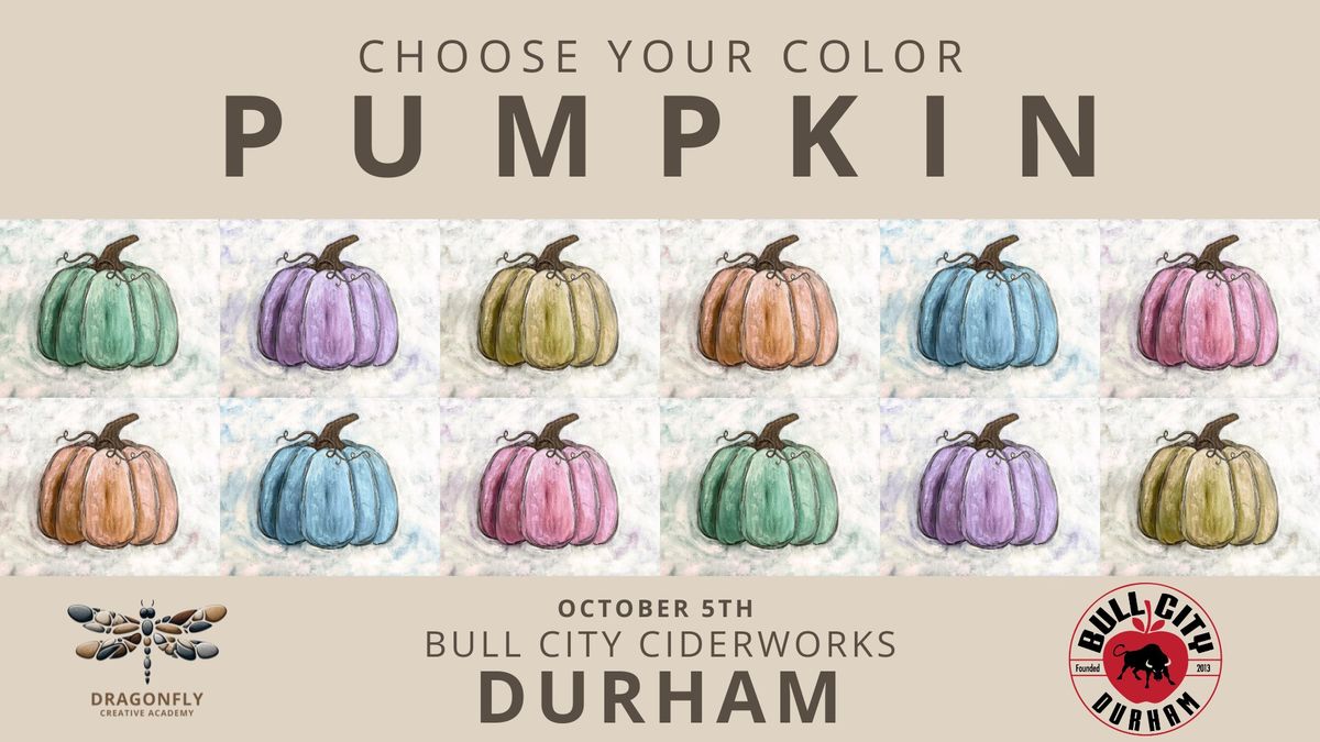 Choose your Color Pumpkins at Bull City DURHAM