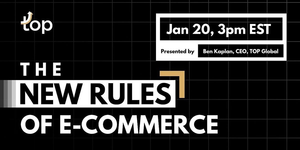 San Francisco Webinar-The New Rules of E-Commerce