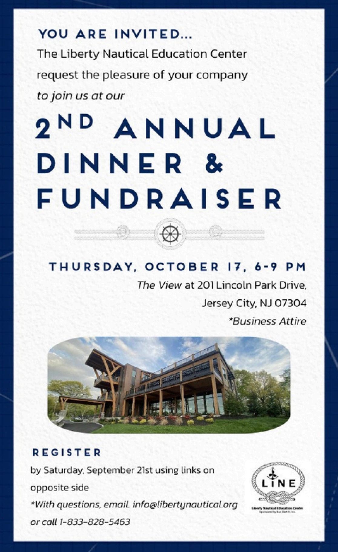 Liberty Nautical Education Center 2nd Annual Fundraising Dinner