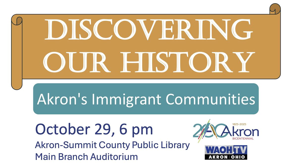 Discovering Our History Forum Series