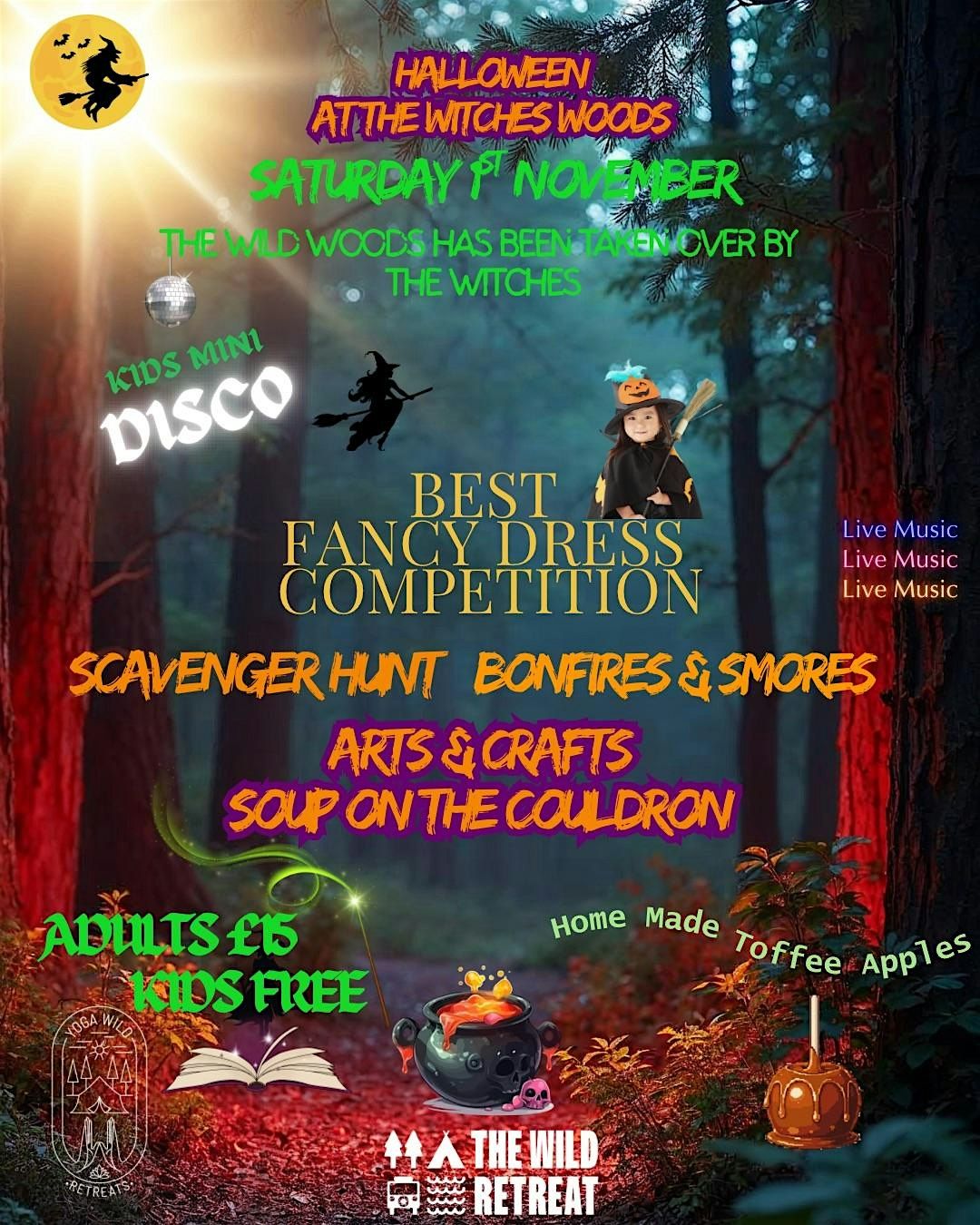 Witches Woodland Halloween Party