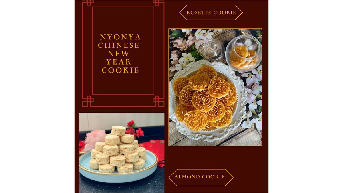 Nyonya CNY Cookie Rosette Cookie & Almond Cookie