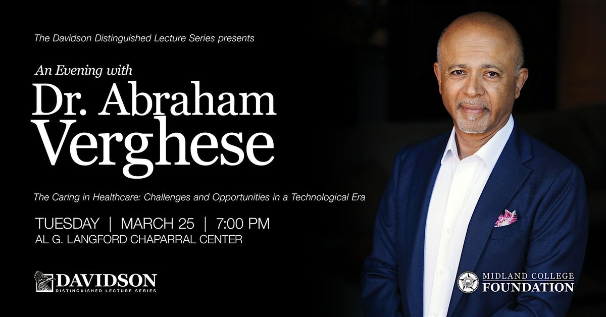 An Evening with Dr. Abraham Verghese -