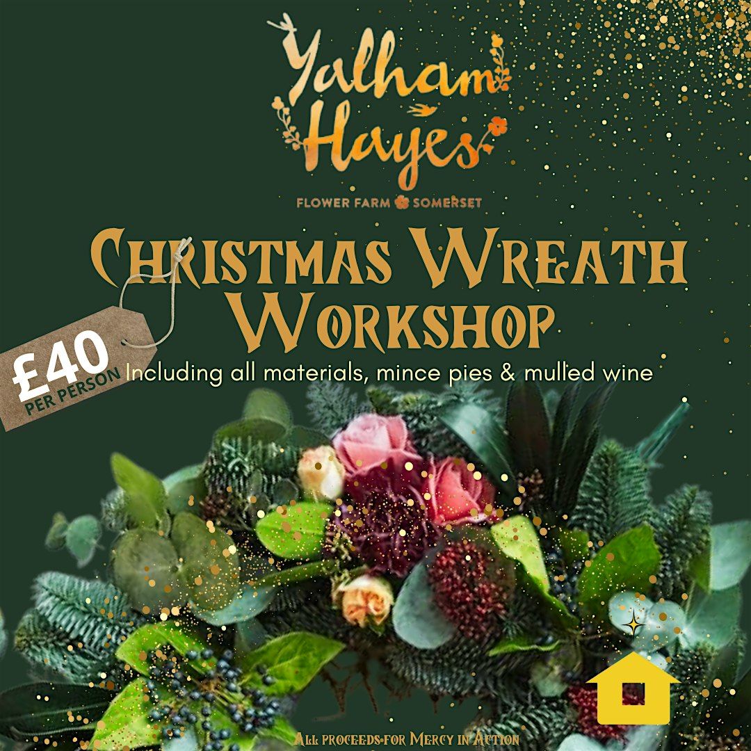 Yalham Hayes Flower Farm Christmas Wreath Workshop