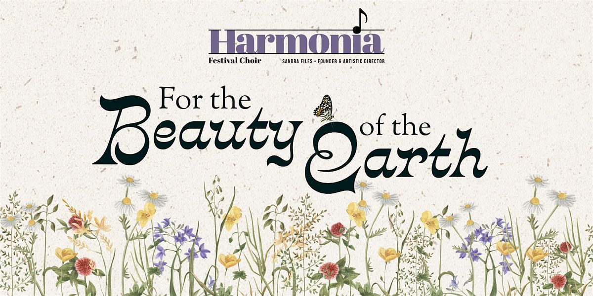 For the Beauty of the Earth
