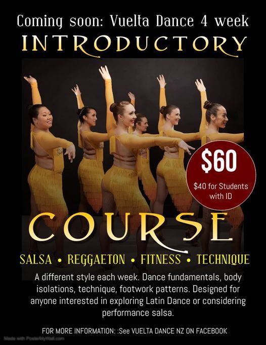 Vuelta Dance 4 week introductory course