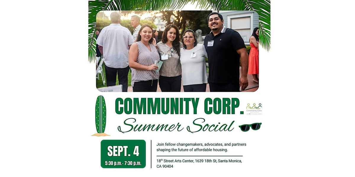 Community Corp. Summer Social