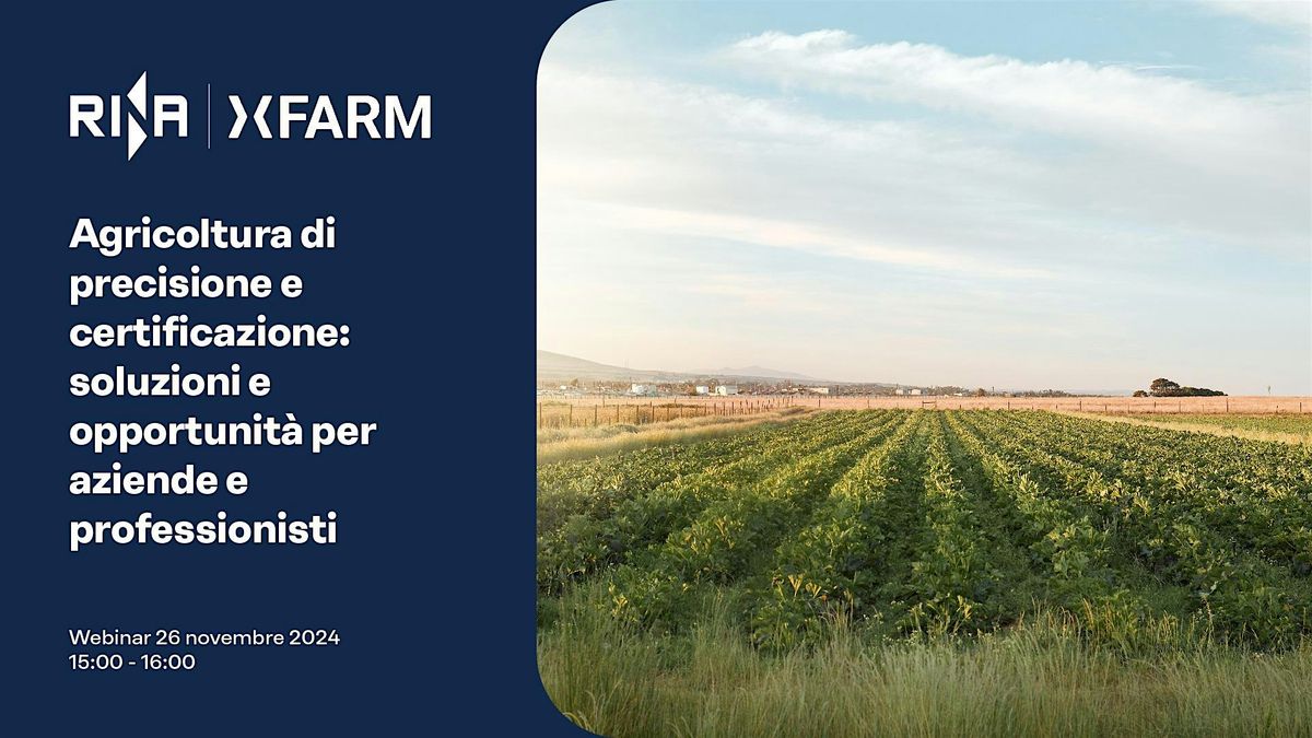 Agricoltura di precisione e certificazione