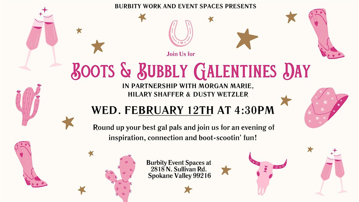 Boots & Bubbly Galentines Day