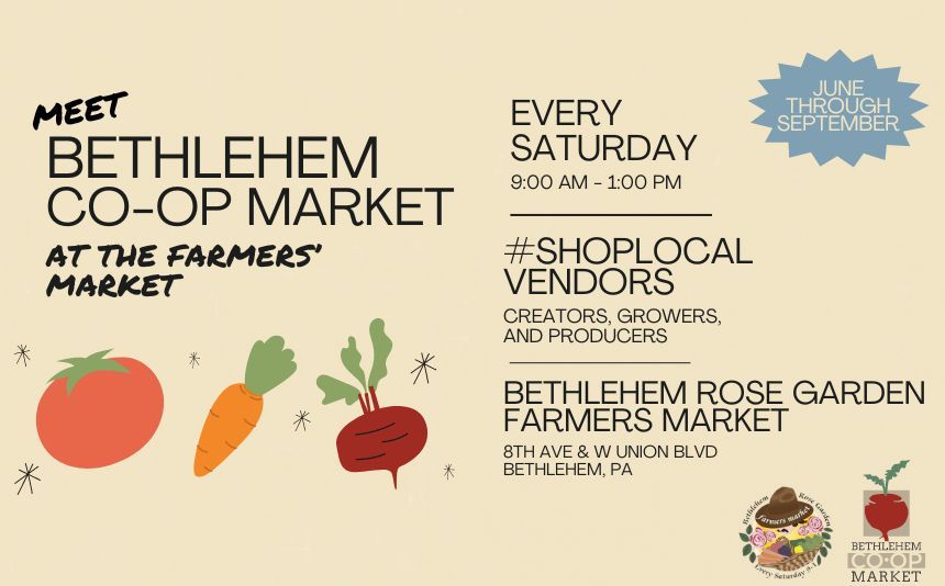 BCM at Bethlehem Rose Garden Farmers Market