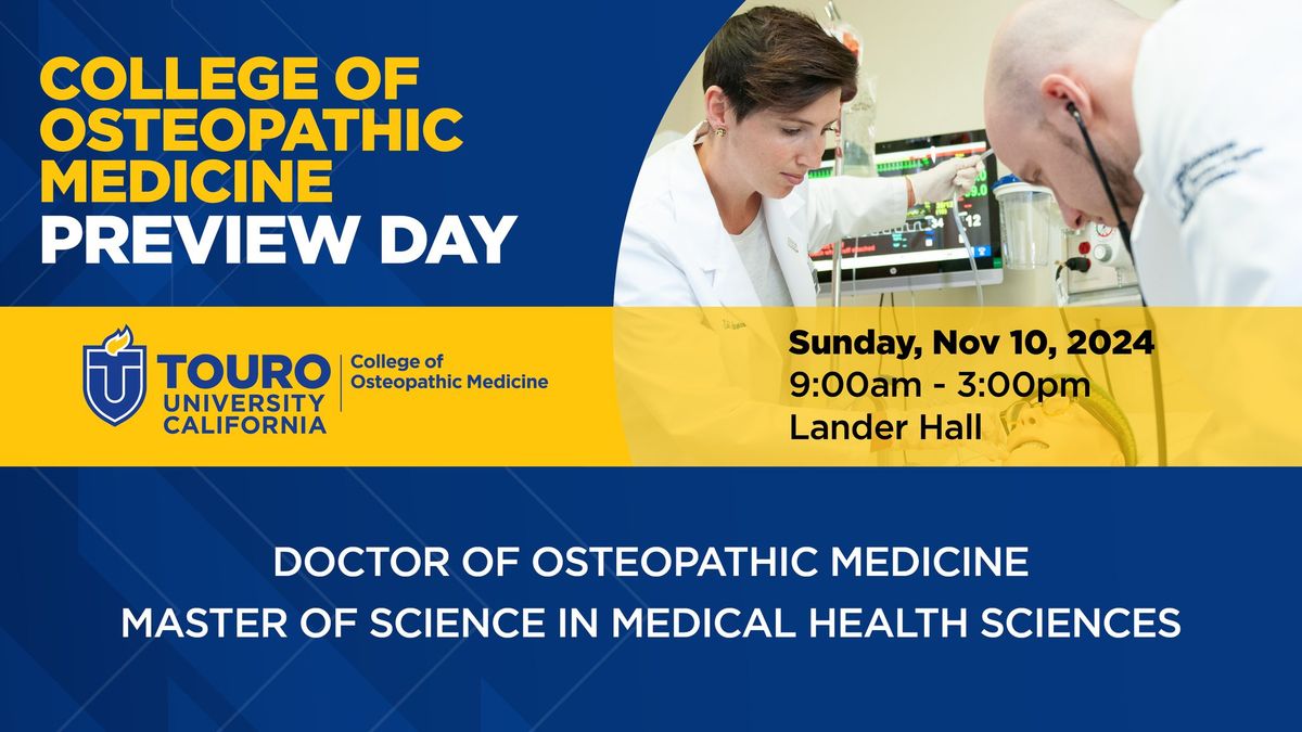 College of Osteopathic Medicine Preview Day