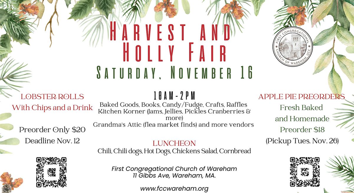 Harvest and holly Fair