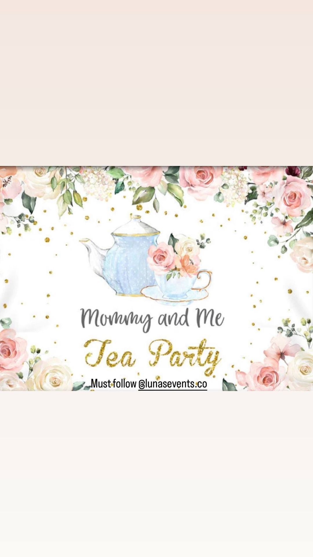 Mothers day tea party 