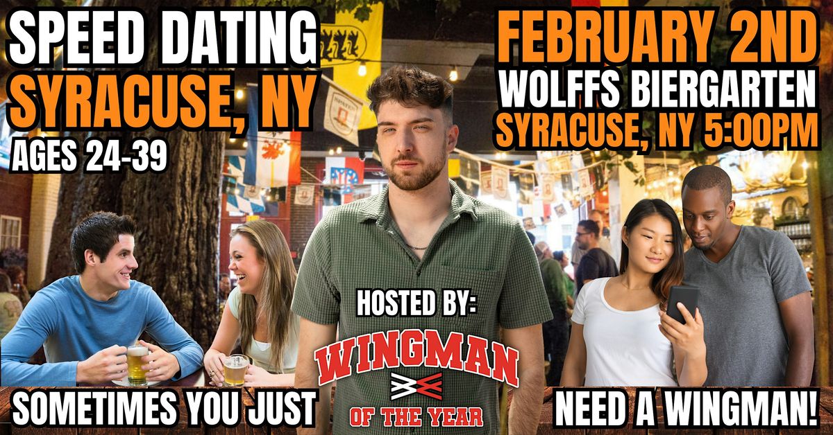 Speed Dating With Wingman Of The Year: Syracuse, NY