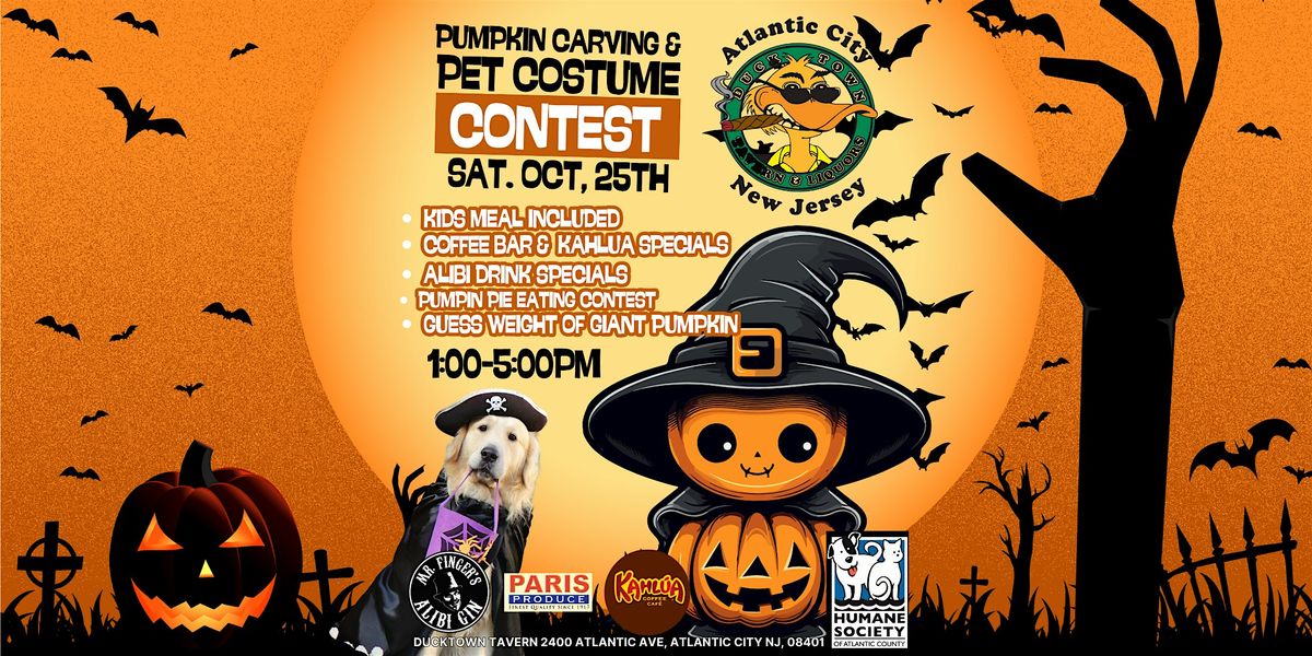 Pumpkin Carving and Pet Costume Contest
