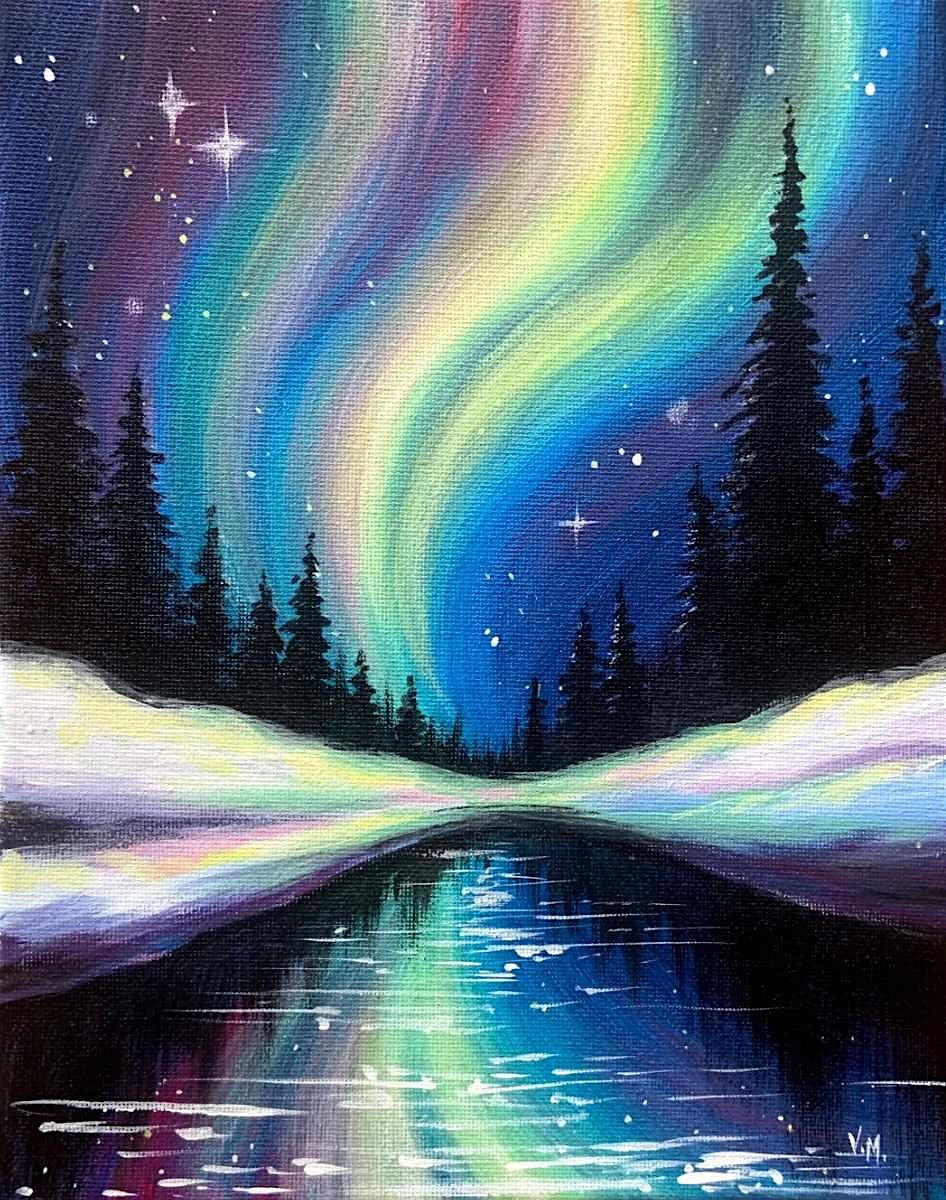 Aurora Beauty, a PAINT & SIP EVENT with Lisa