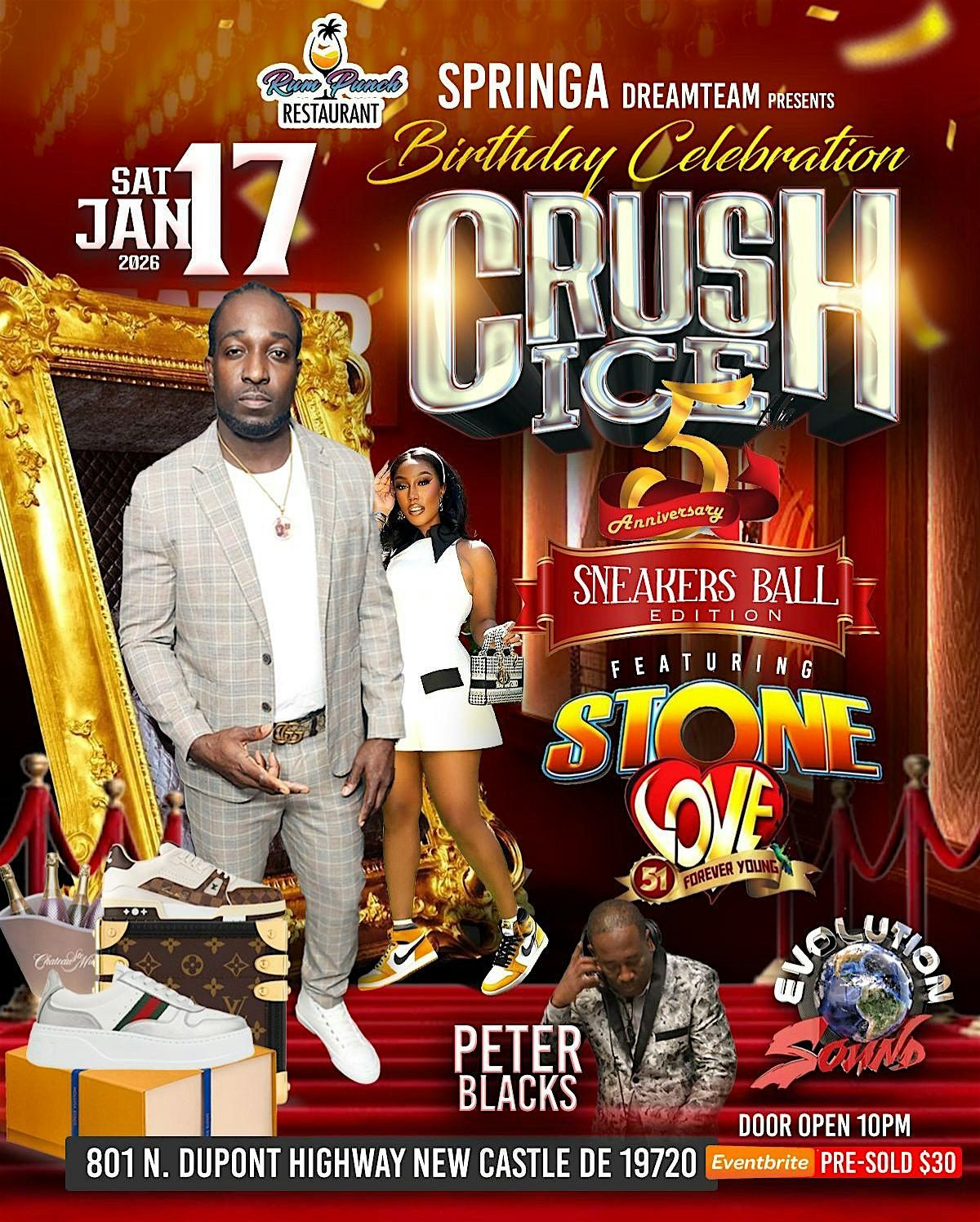 Crush ICE sneaker ball
