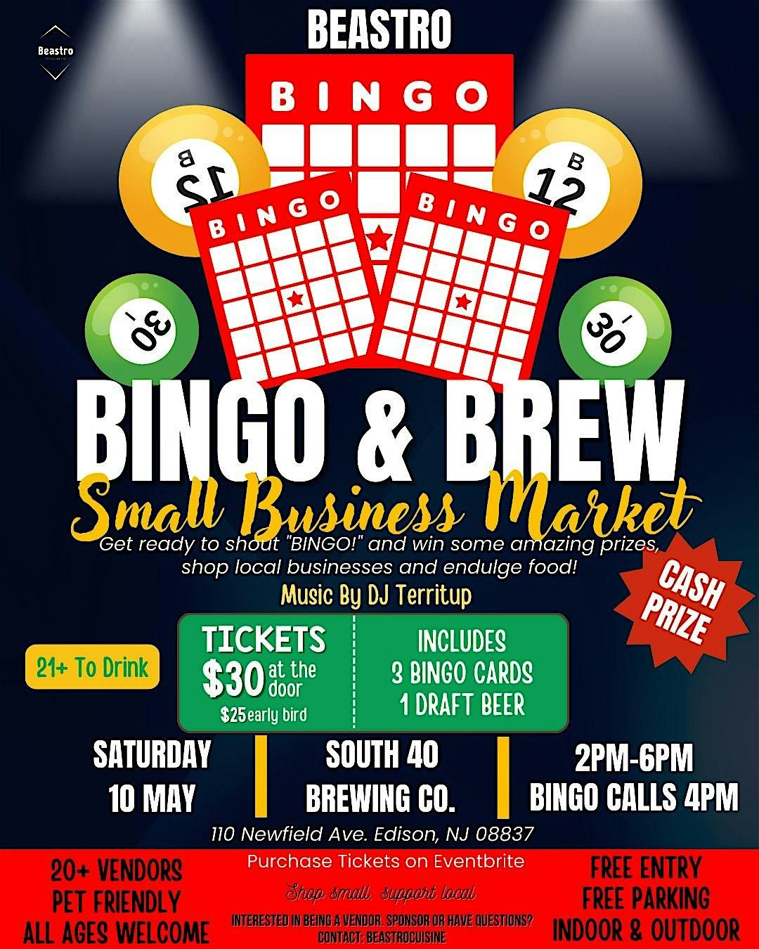 Bingo and Brew Small Business Market