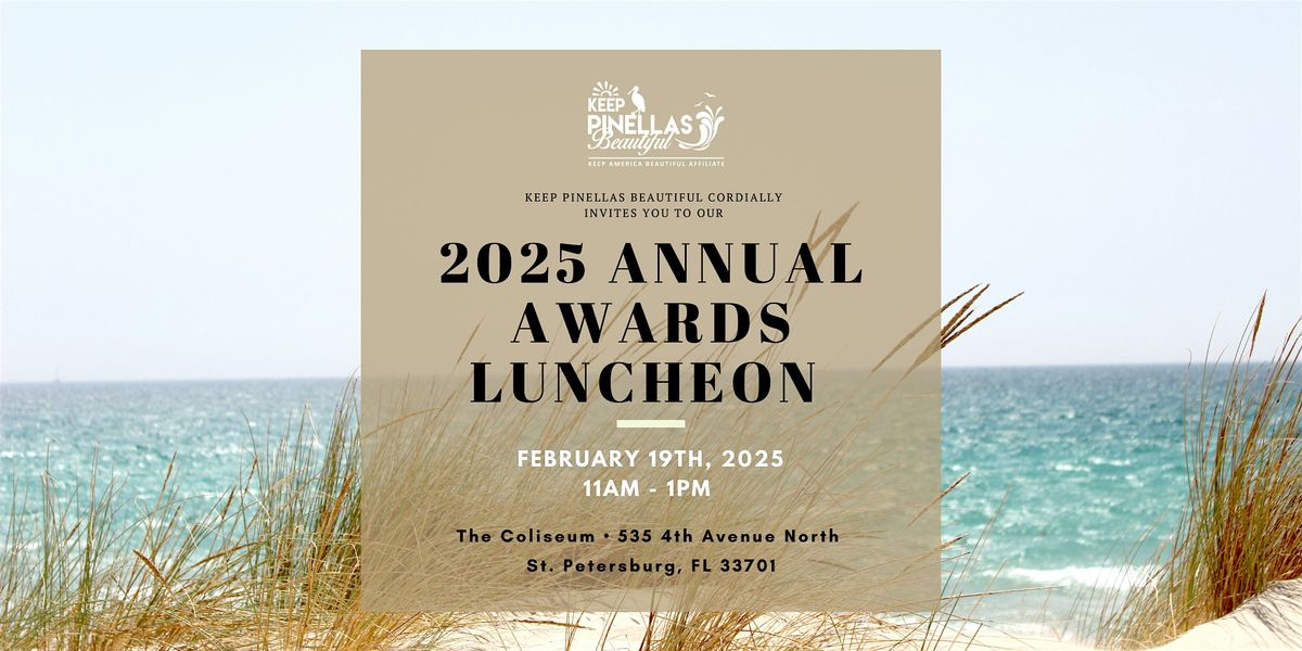 2025 Keep Pinellas Beautiful Awards & Recognition Luncheon