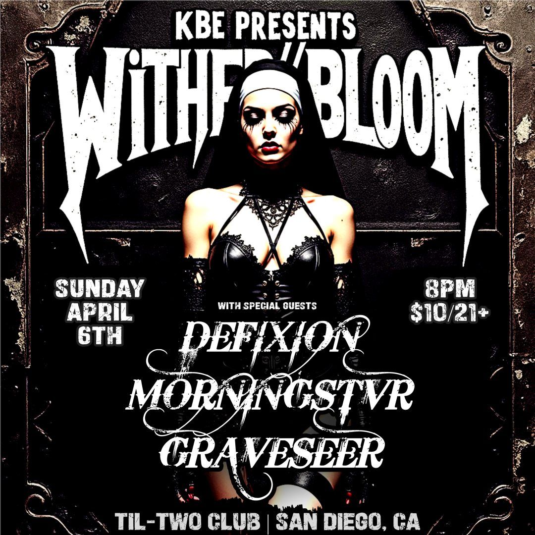  WITHER\/\/BLOOM\u30fbDEFIXION\u30fbMORNINGSTVR\u30fbGRAVESEER