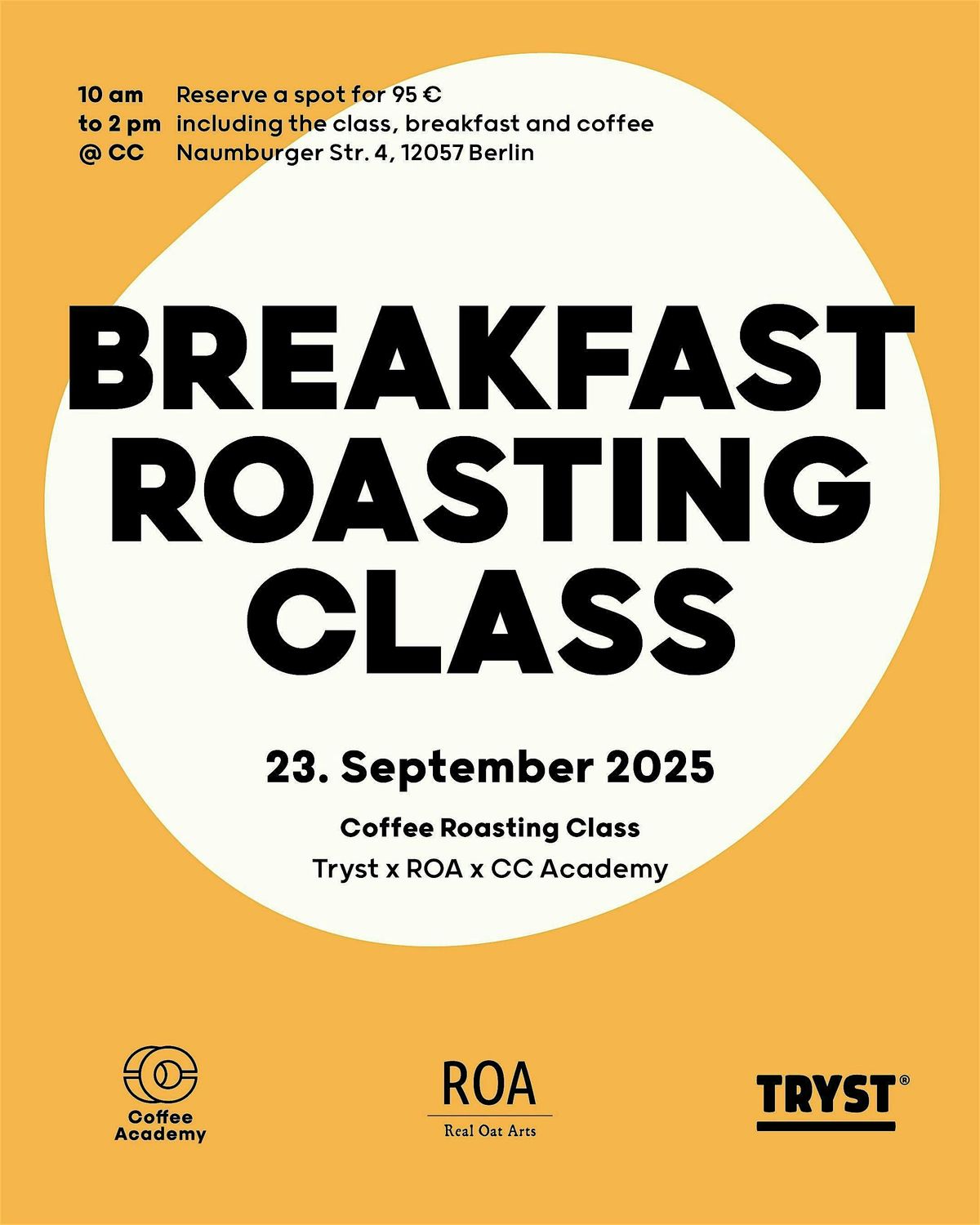 Breakfast Roasting Class