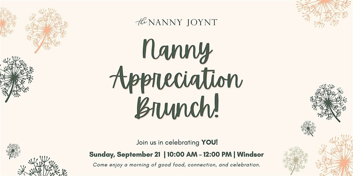National Nanny Recognition Week Brunch