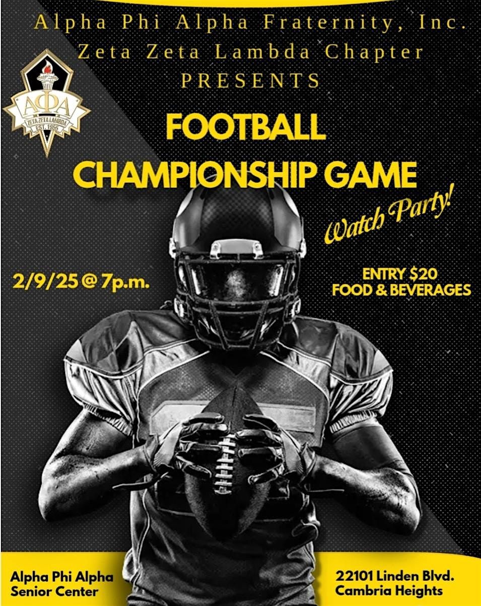 NFL Championship Game Watch Party