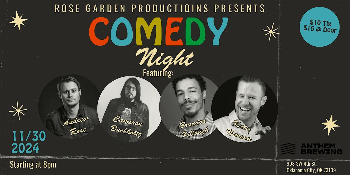 Comedy Show At Anthem Brewing Co.