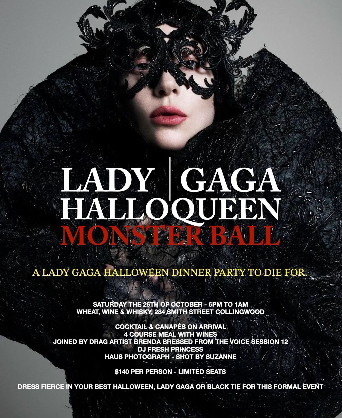 LADY GAGA HALLOQUEEN MONSTER BALL (ticked event)