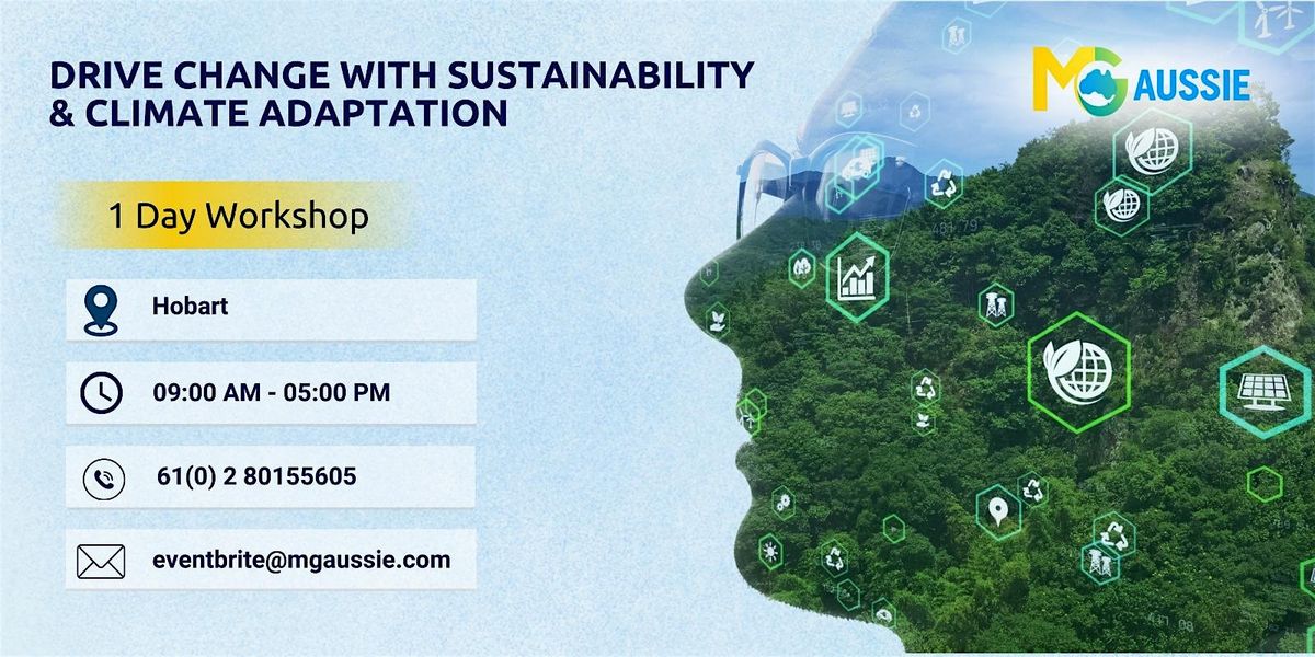 Drive Change: 1 Day Sustainability & Climate Workshop in Hobart