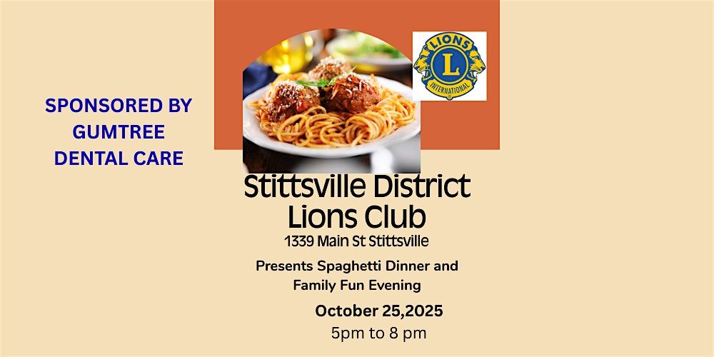 SPAGHETTI DINNER AND FAMILY FUN NIGHT