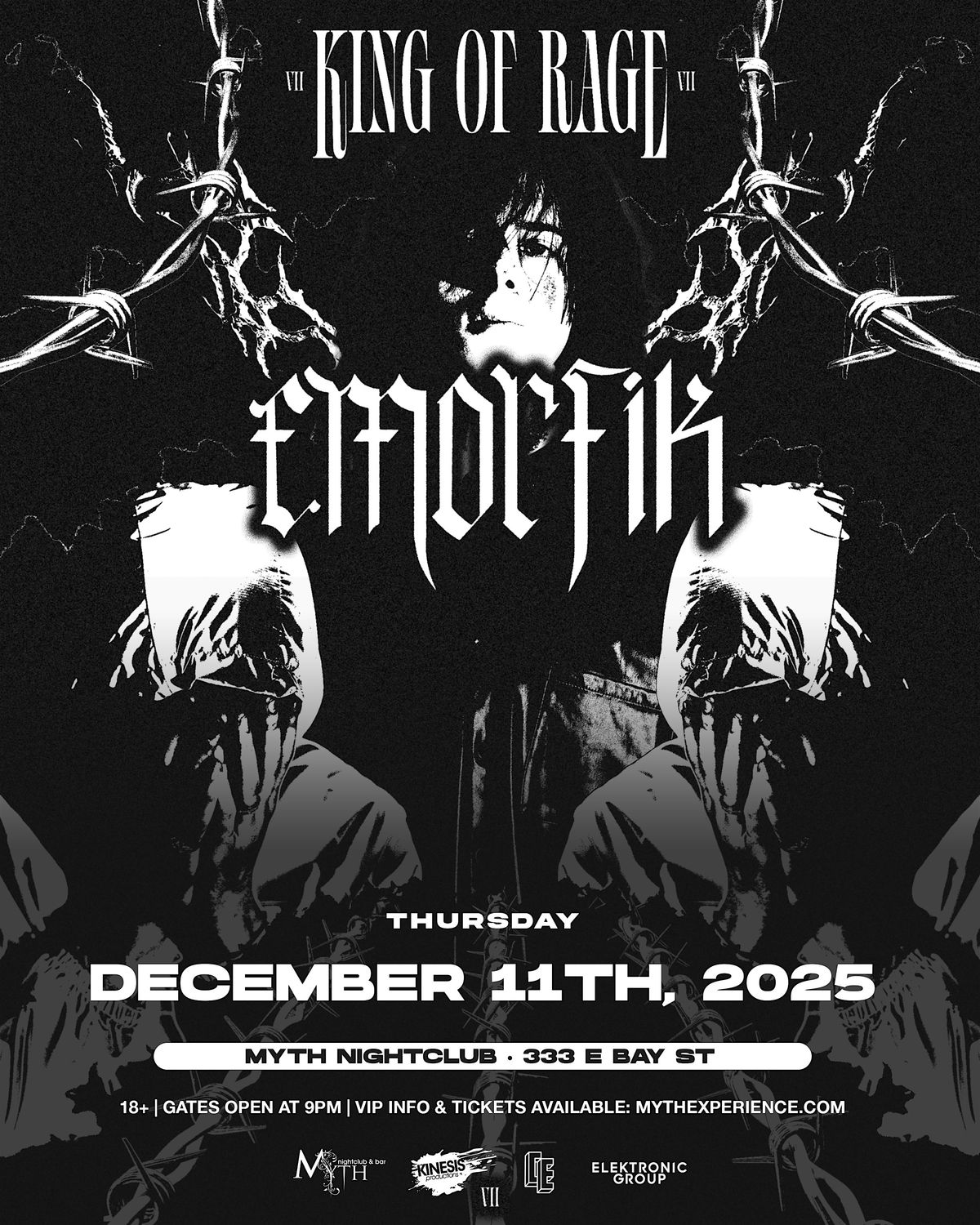 Electronic Thursdays Presents: EMORFIK - King of Rage | 12.11.25