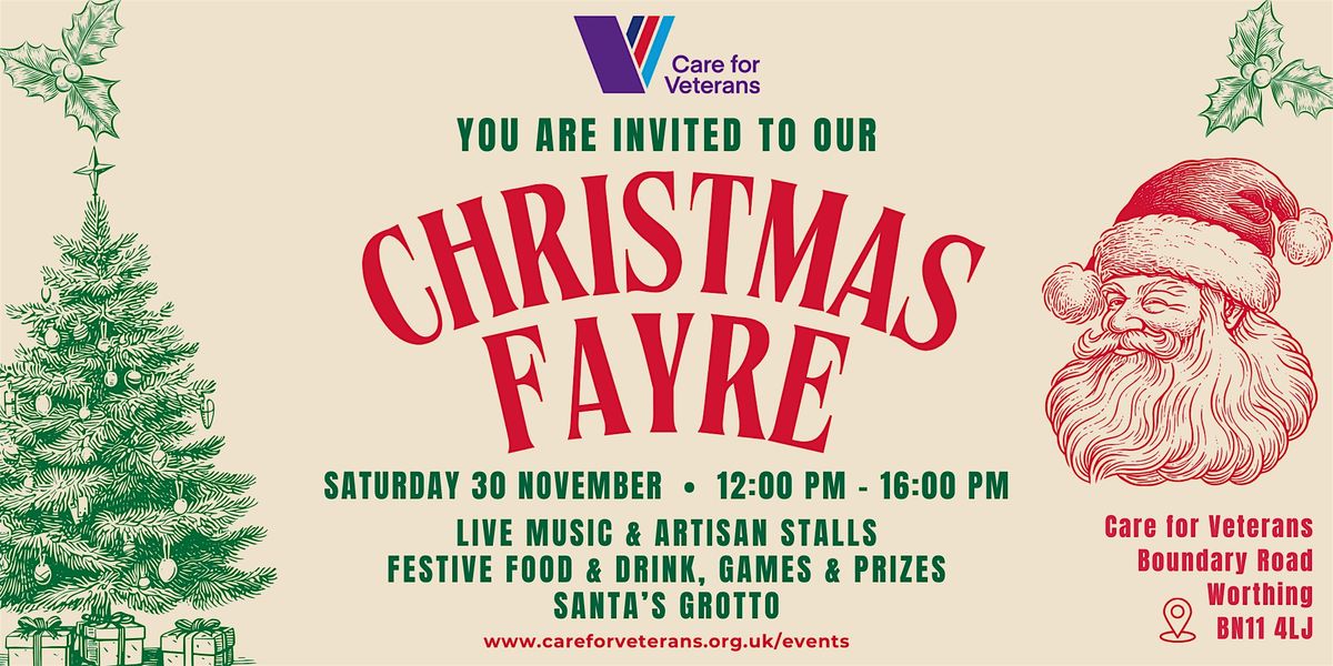 Care for Veterans Christmas Fayre