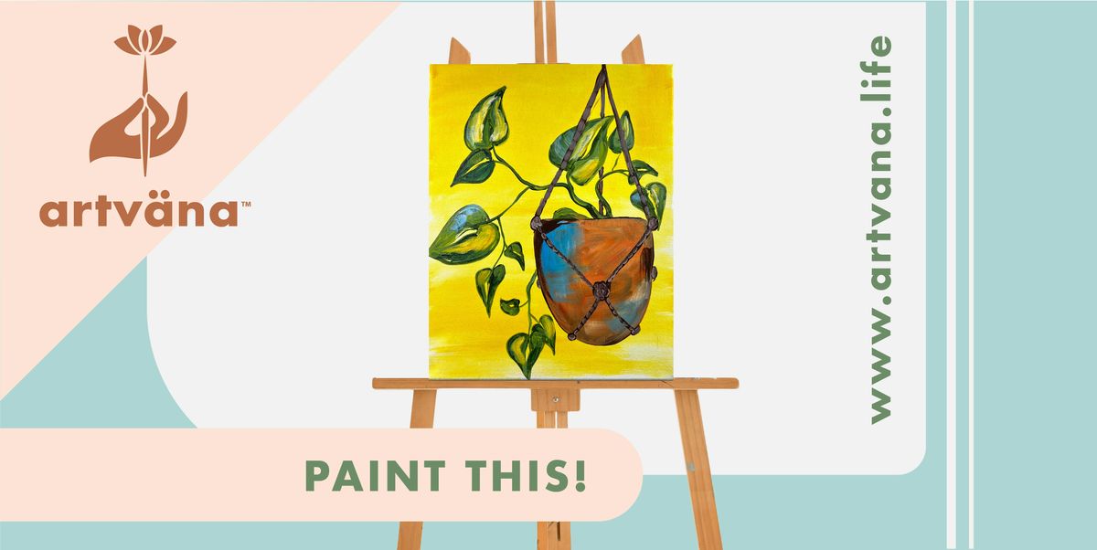 Artvana Sip & paint art class at Cafe Elite in Lacey September 2025