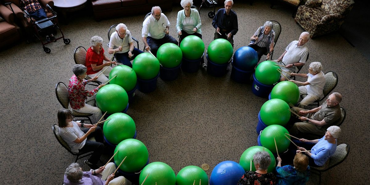 Healthy 55  Cardio Drumming for 55+