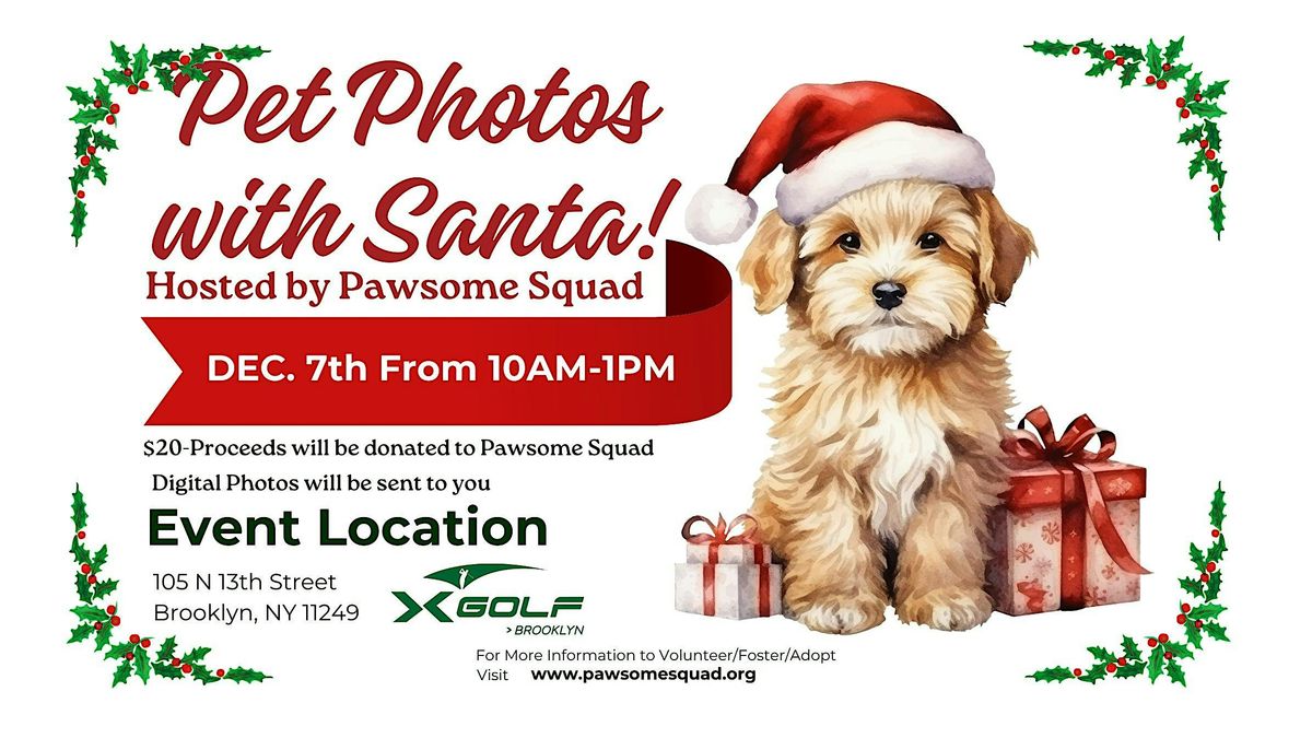 Pet Photos with Santa Claus