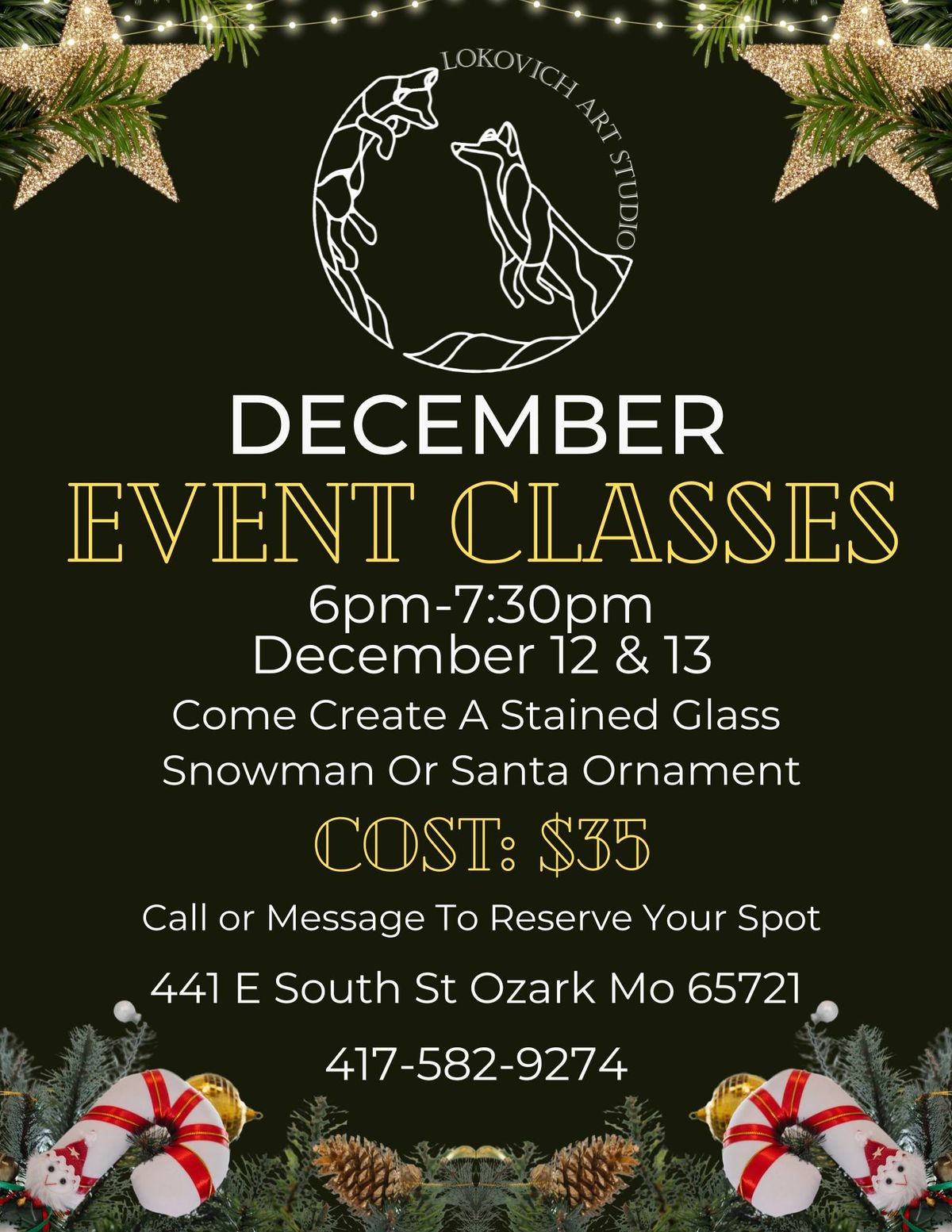 December Event Classes