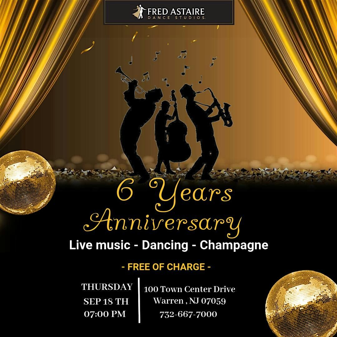 6 Years Anniversary Social Party - Fred Astaire Dance Studios - Warren, NJ!