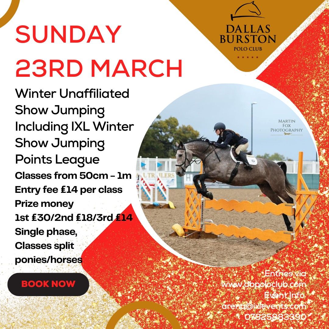 Dallas Burston Winter Show Jumping 50-100cm - IXL Winter Points