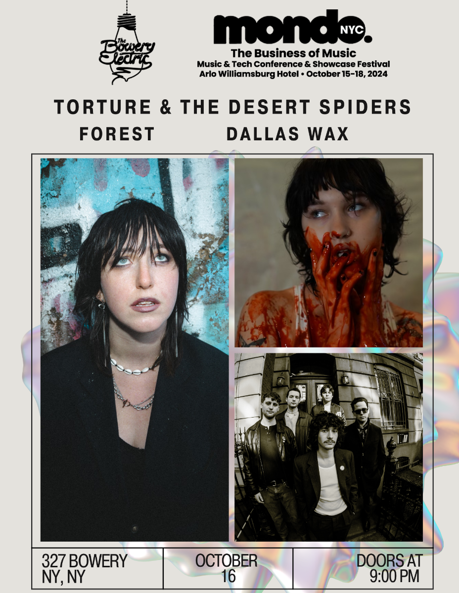 MONDO Presents: Torture & The Desert Spiders, Forest, Dallas Wax